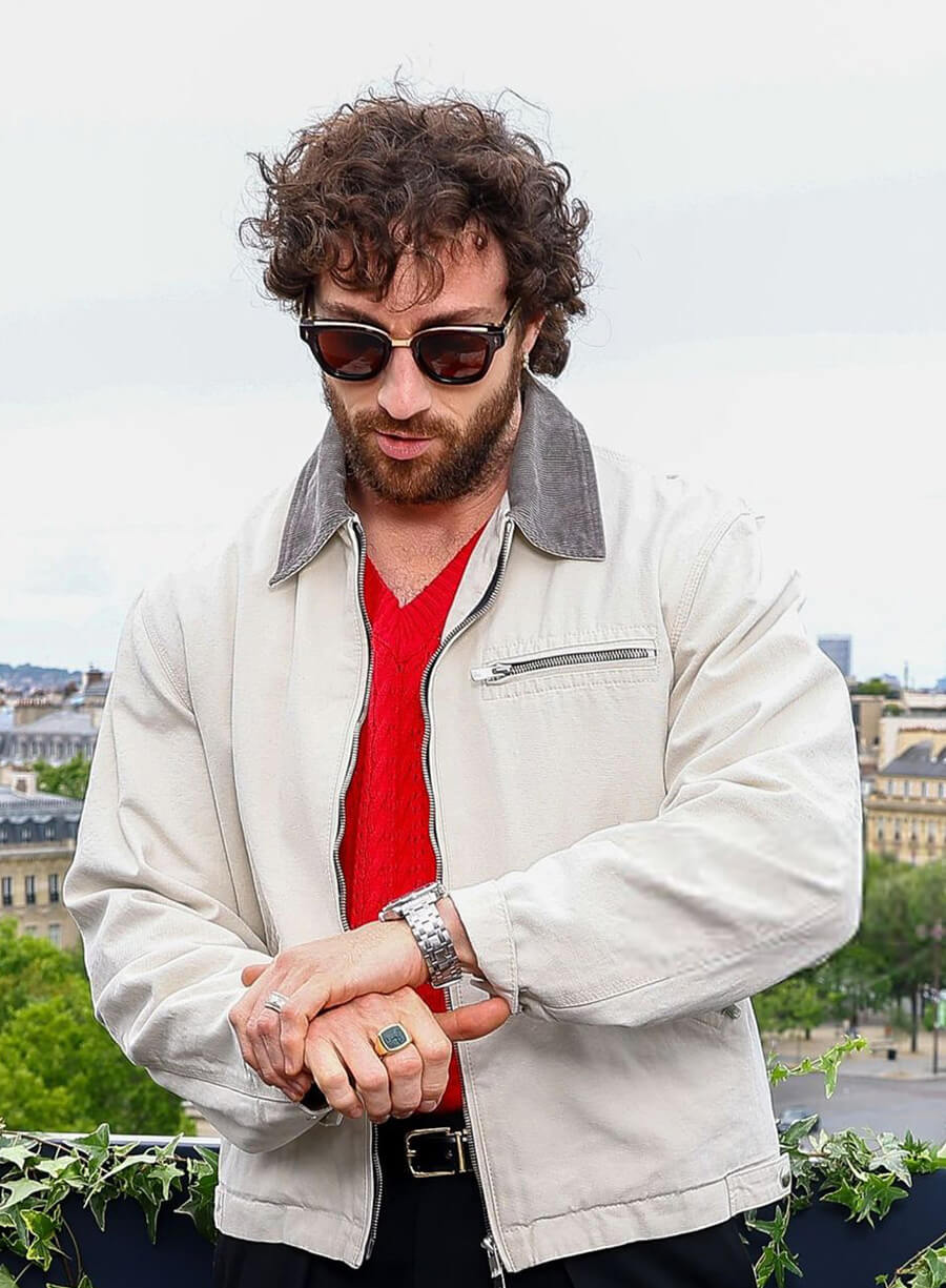 Harpoon Jamie Inspired White Leather Jacket - 28 Years Later Style