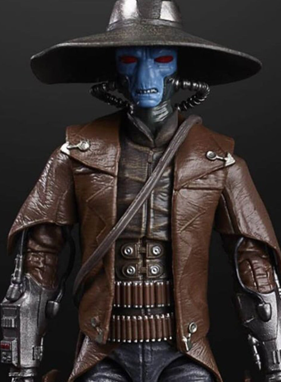 Harpoon Cad Bane Inspired Brown Real Leather Leather Jacket - Star Wars: The Bad Batch Style