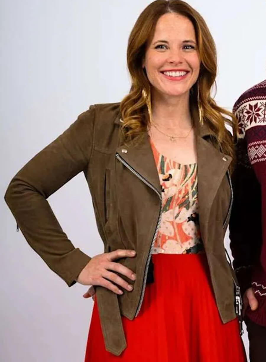 Harpoon Mitch Inspired Brown Suede Leather Leather Jacket - A Cherry Pie Christmas Style