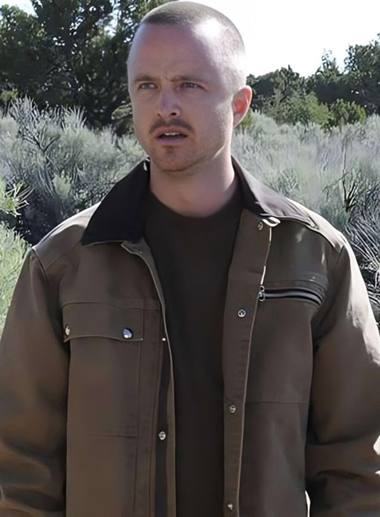 Aaron Paul Breaking Bad Brown Jacket