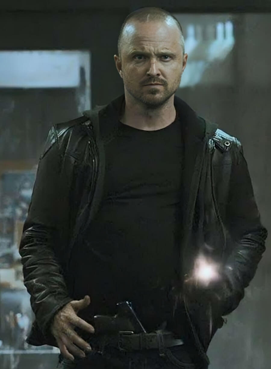 Harpoon Jesse Pinkman Inspired Maroonish Brown Real Leather Leather Jacket - El Camino A Breaking Bad Style