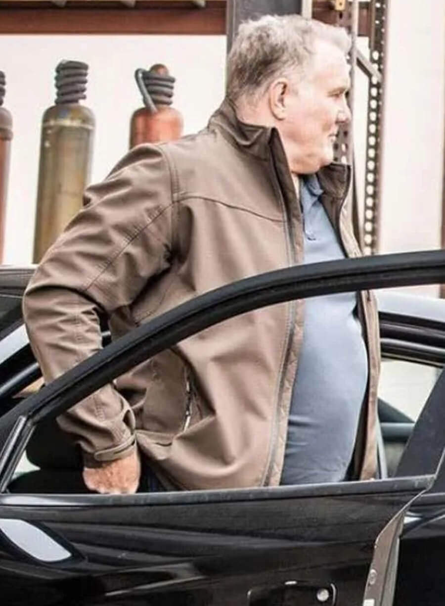 Harpoon Agent Phil Kaminski Inspired Brown Leather Jacket - S.W.A.T. Tv Series Style