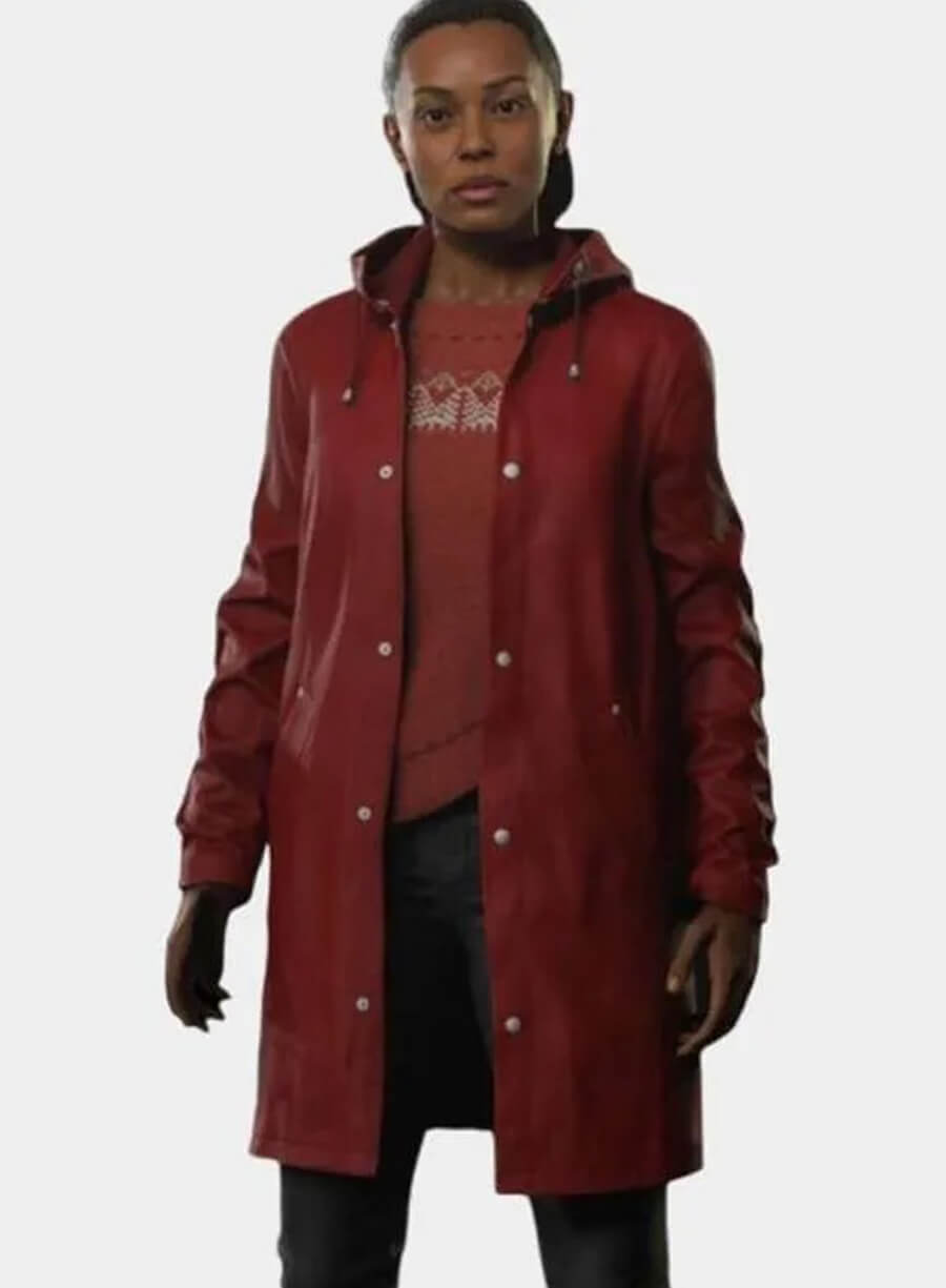 Harpoon Saga Anderson Inspired Red Coat - Alan Wake 2 Style