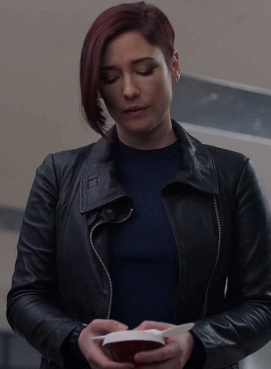 Harpoon Alex Danvers Inspired Black Leather Jacket - Supergirl Style