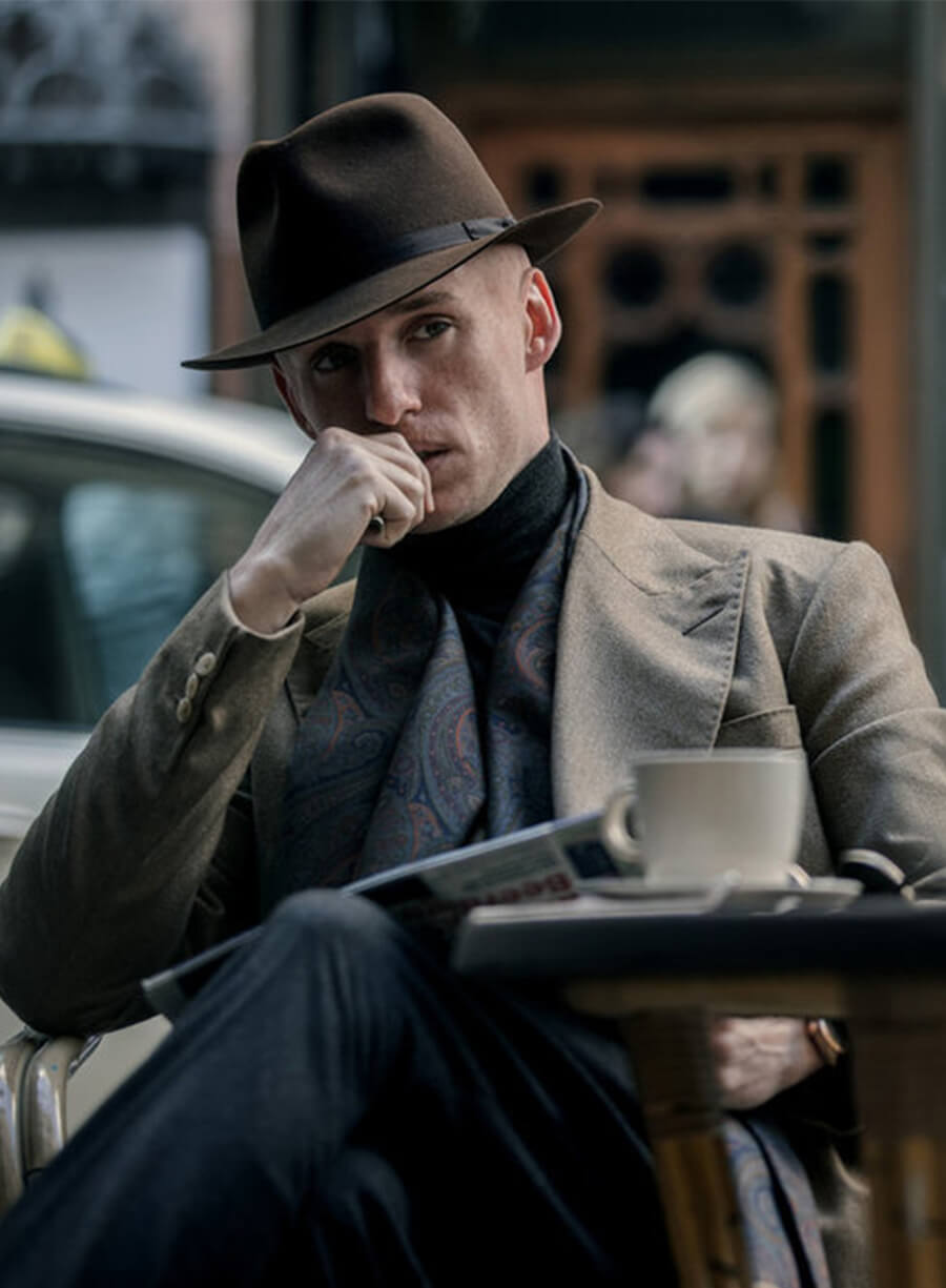 Harpoon Alexander Duggan Inspired Grey Suiting Fabric Coat - The Day of the Jackal Style