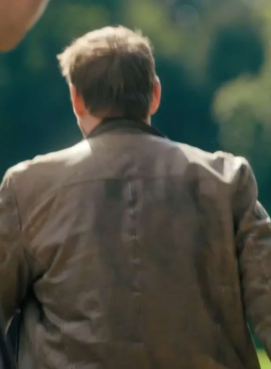 Harpoon Dr. Akram Nizar Inspired Brown Leather Jacket - Prime Target Style