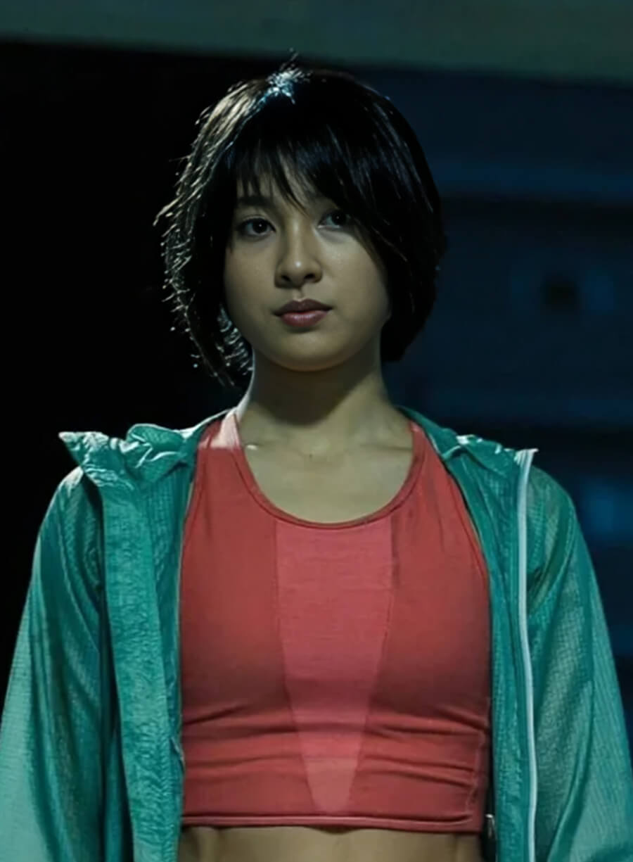 Harpoon Yuzuha Usagi Inspired Sea Green Leather Jacket - Alice in Borderland Style