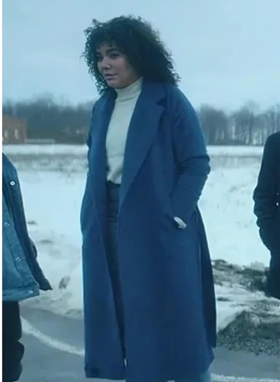 Harpoon Allison Hargreeves Inspired Blue Coat - The Umbrella Academy Style