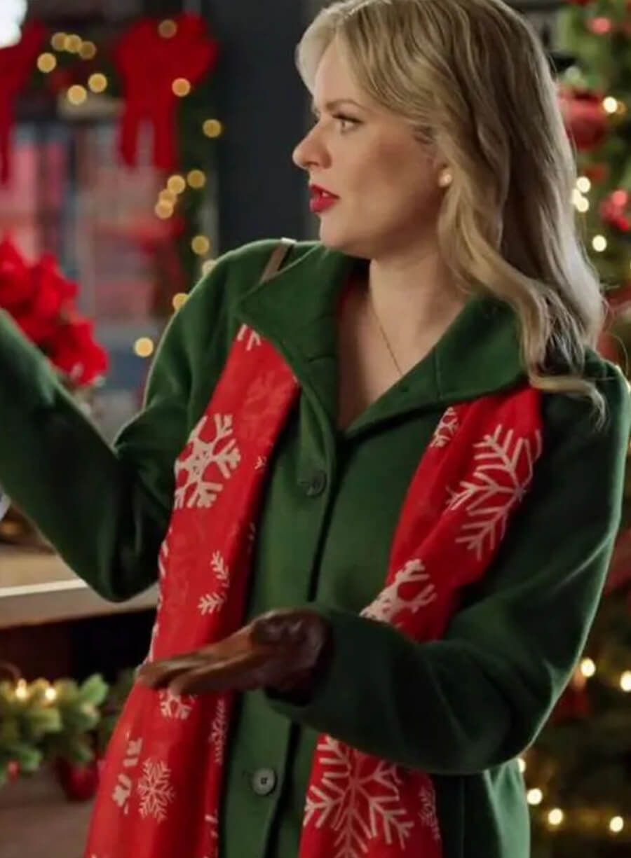 Harpoon Gwen Marley Inspired Green Coat - Snowy With A Chance Of Christmas Style