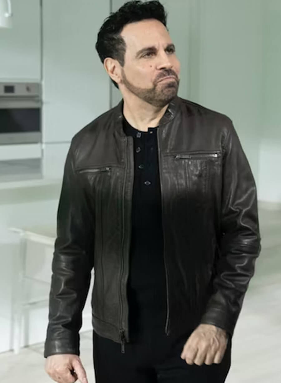 Harpoon Anthony Marentino Inspired Black Real Leather Leather Jacket - And Just Like That S01 Style