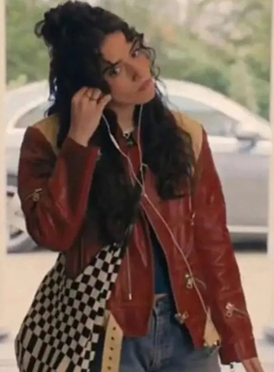 Harpoon Noah Inspired Red and Golden Leather Jacket - My Fault London 2025 Style