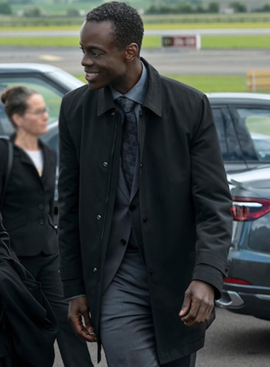Harpoon Ato Essandoh The Diplomat Inspired Black Coat