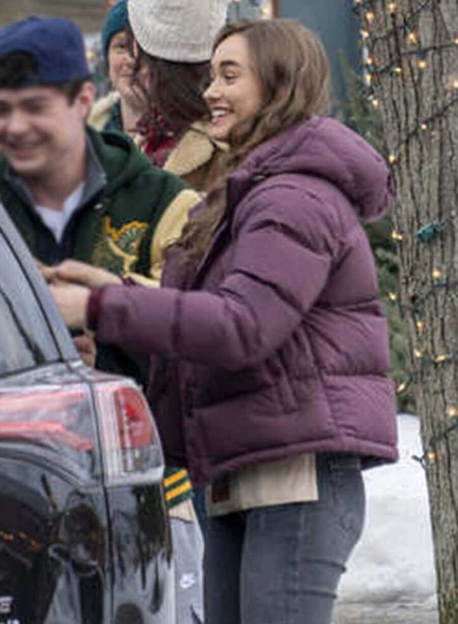 Harpoon Audrey Bishop Inspired Purple Parachute Fabric Hooded Jacket - Dexter New Blood Style