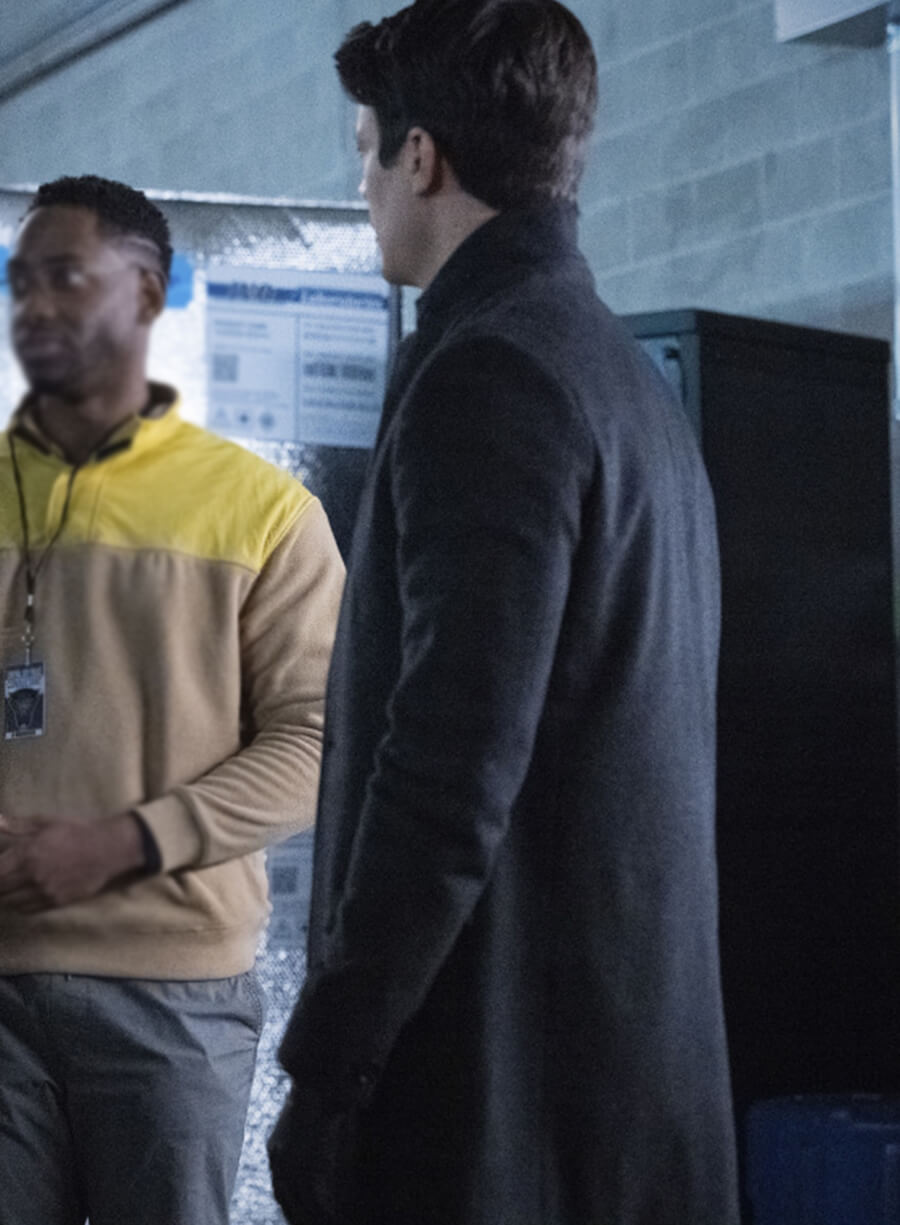 Harpoon Barry Allen Inspired Black Coat - The Flash Style