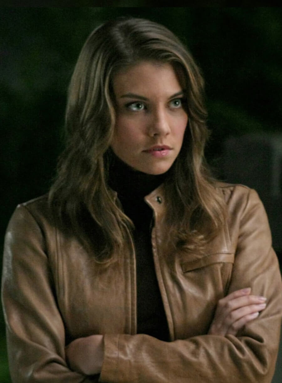 Harpoon Bela Talbot Inspired Brown Real Leather Leather Jacket - Supernatural Tv Series Style