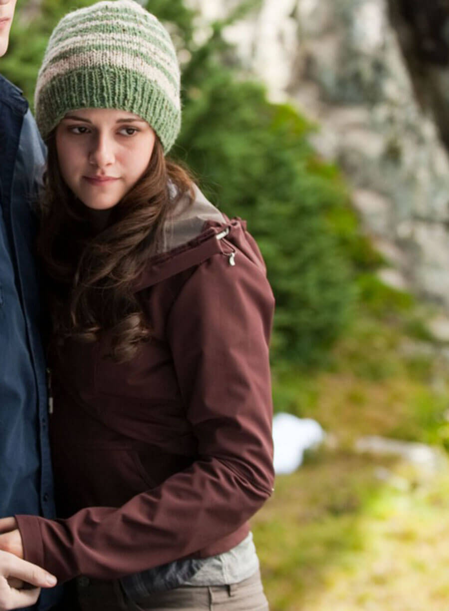Harpoon Bella Swan Inspired Brown Cotton Fabric Hooded Jacket - The Twilight Saga: Eclipse Style