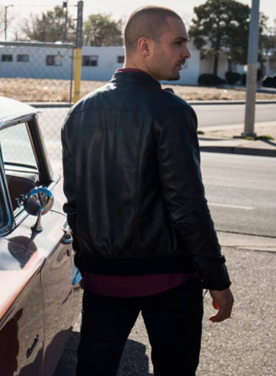 Harpoon Nacho Warga Inspired Black Leather Jacket - Better Call Saul S04 Style