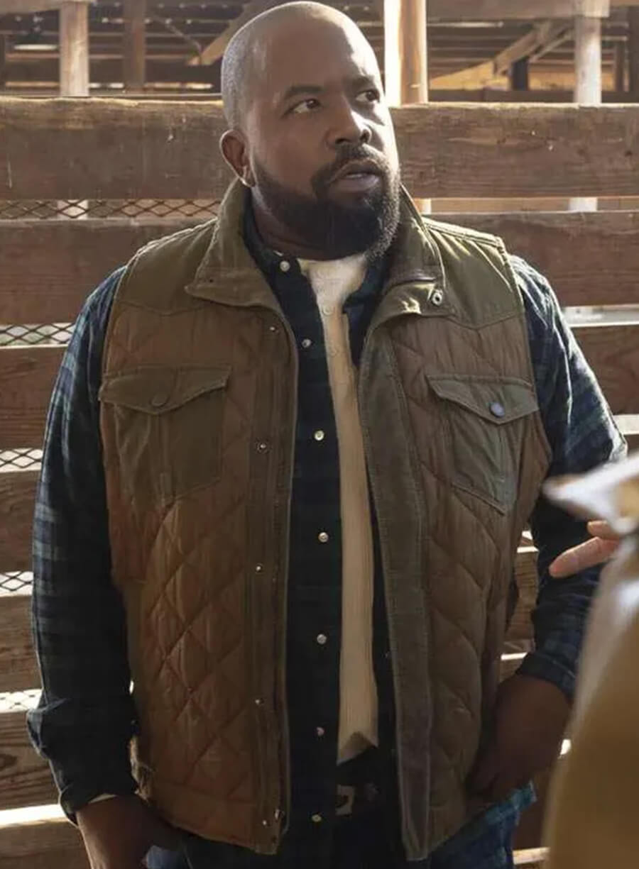 Harpoon Ace Inspired Brown and Green Leather Jacket - Will Trent S03 Style
