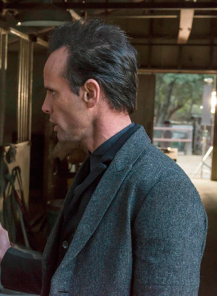 Harpoon Boyd Crowder Inspired Grey Wool Fabric Wool Jacket - Justified Style