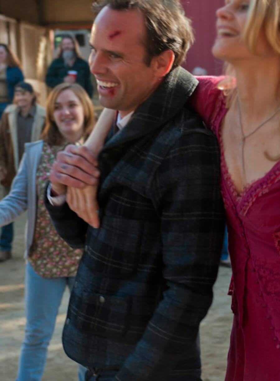 Harpoon Boyd Crowder Inspired Checkered Multicolor Wool Fabric Wool Jacket - Justified Style