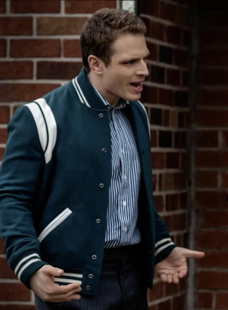 Harpoon Brayden Weston Inspired Black Bomber Jacket - Power Book II: Ghost S03 Style