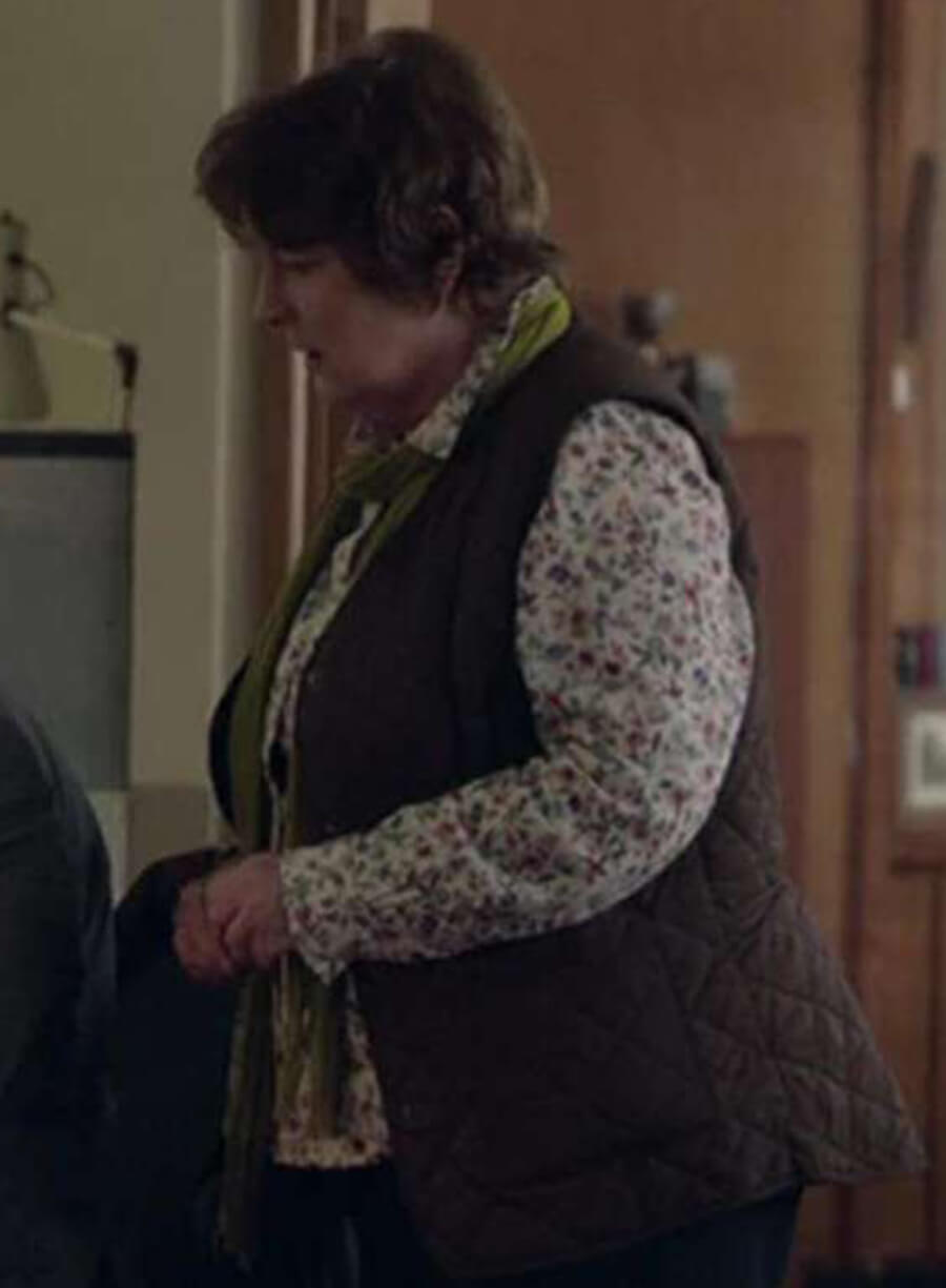Harpoon Vera Stanhope Inspired Brown Leather Jacket