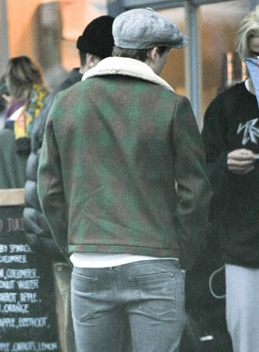 Harpoon Brooklyn Beckham Inspired Grey Wool Jacket
