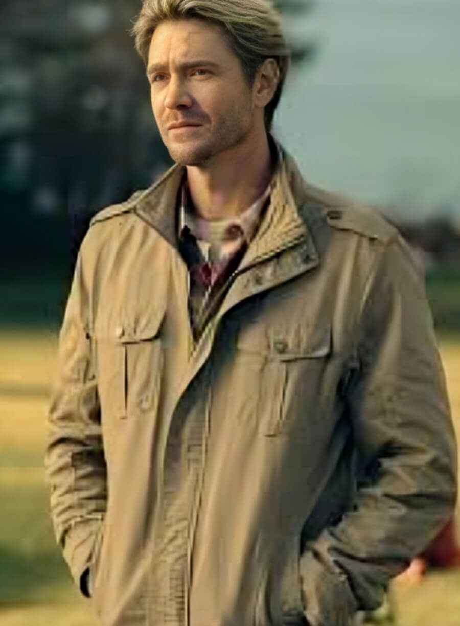 Harpoon Cal Jones Inspired Beige Cotton Jacket - Sullivan's Crossing Style