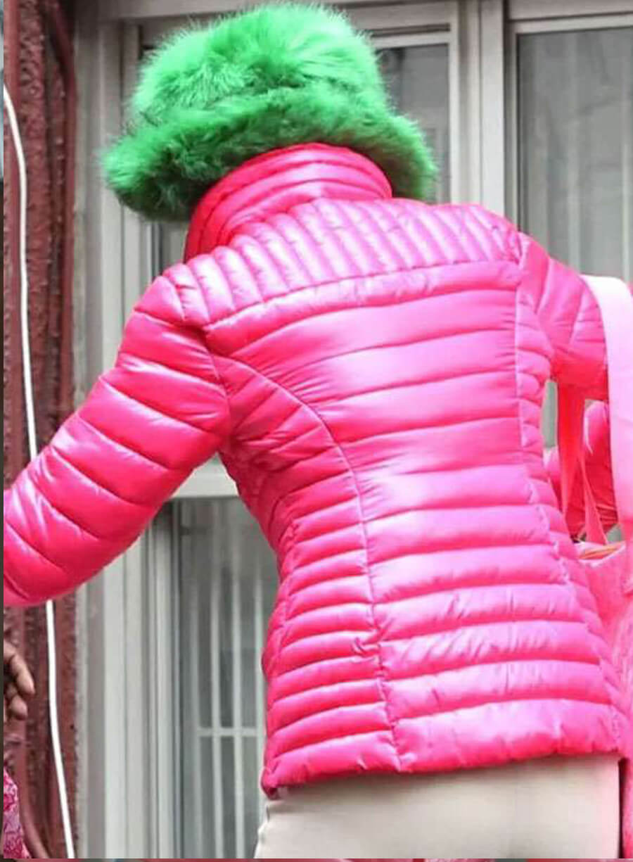 Harpoon Elsbeth Tascioni Inspired Pink Leather Jacket - Elsbeth S02 Style