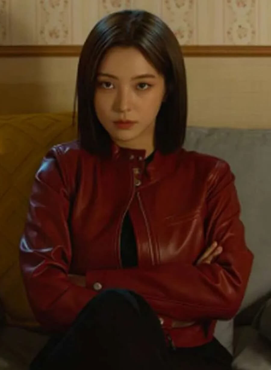 Harpoon Jo An-Na Inspired Red Leather Jacket - Cashero 2025 Style