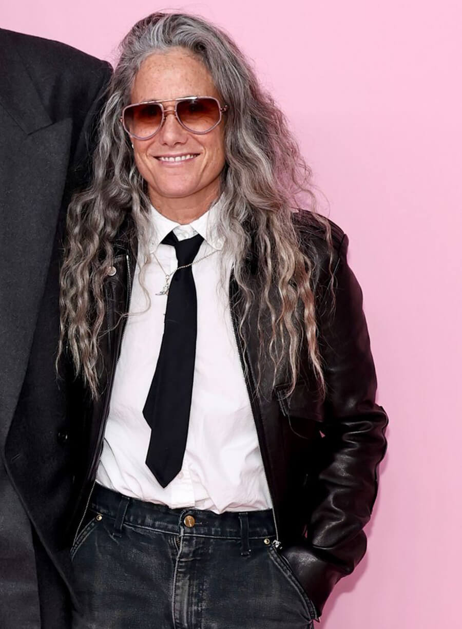 Harpoon Cass Bird Inspired Black Leather Jacket - 2025 Victoria's Secret Fashion Show Style