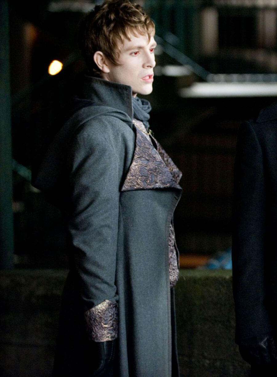 Harpoon Demetri Inspired Grey Wool Fabric Coat - Twilight Style
