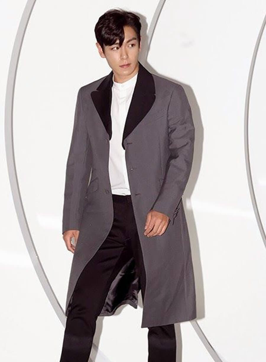 Harpoon Choi Seung-hyun T.O.P Inspired Grey Coat