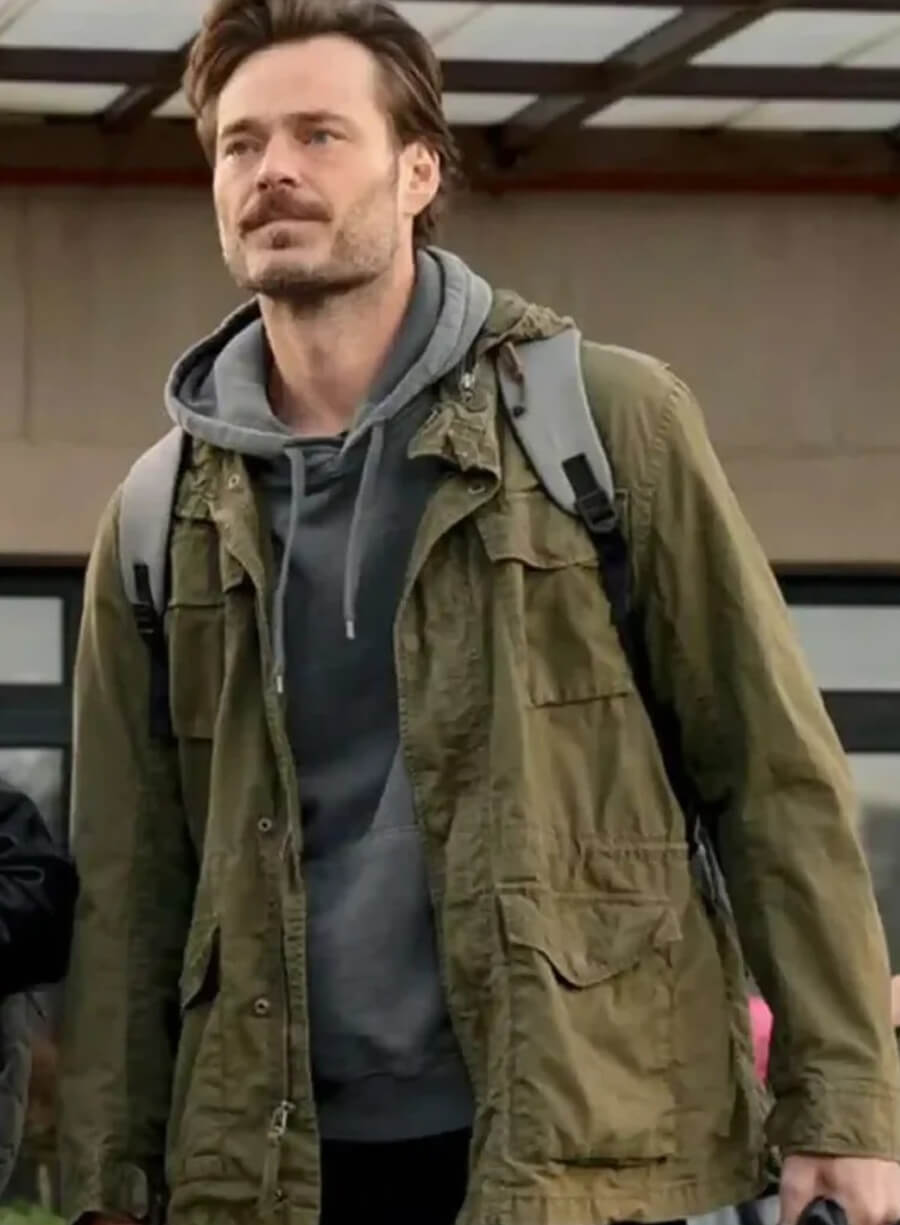 Harpoon Travis Inspired Green Hooded Jacket - Dirty Angels Style