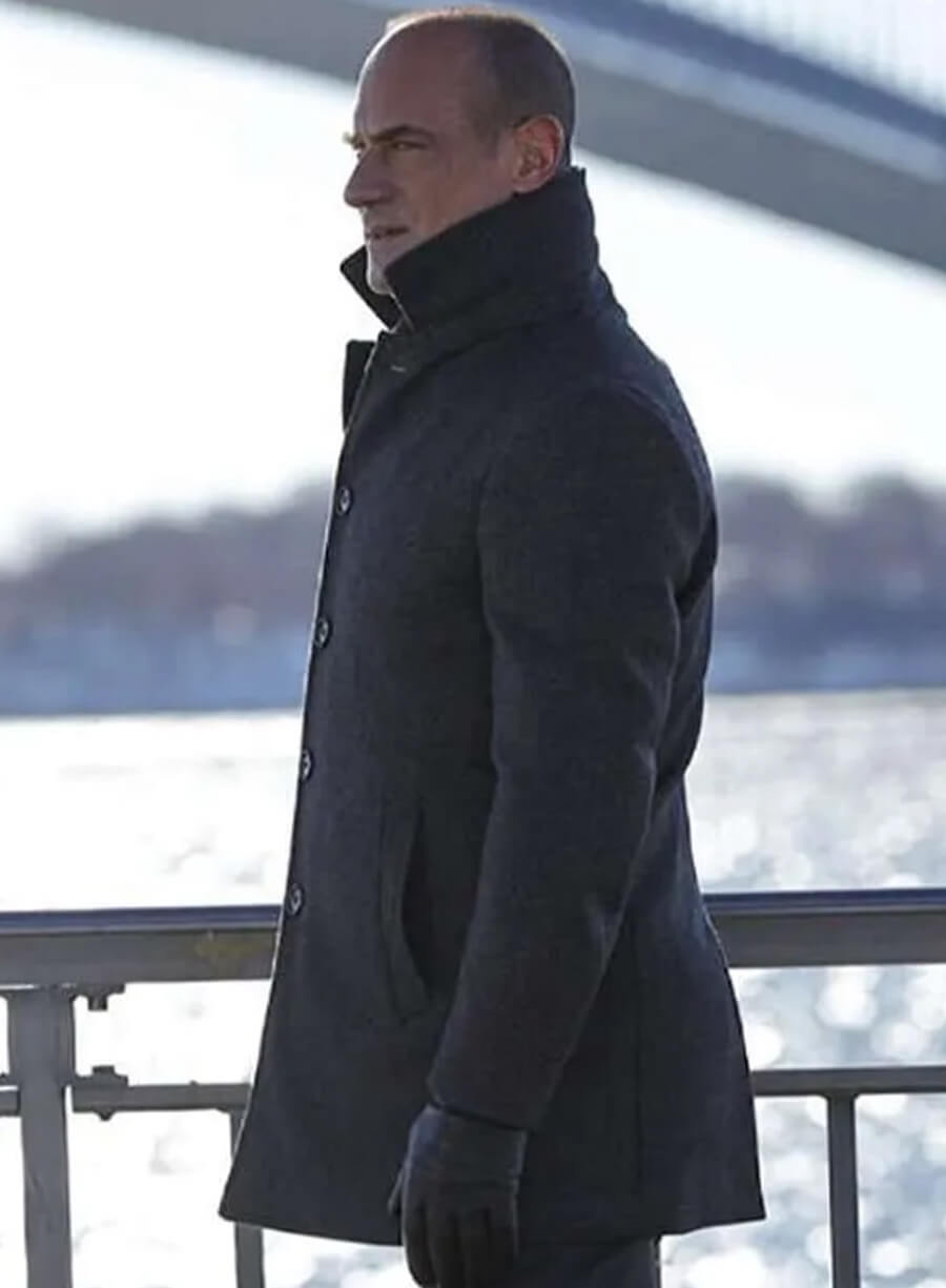 Harpoon Jet Slootmaekers Inspired Grey Coat - Law & Order Organized Crime Style