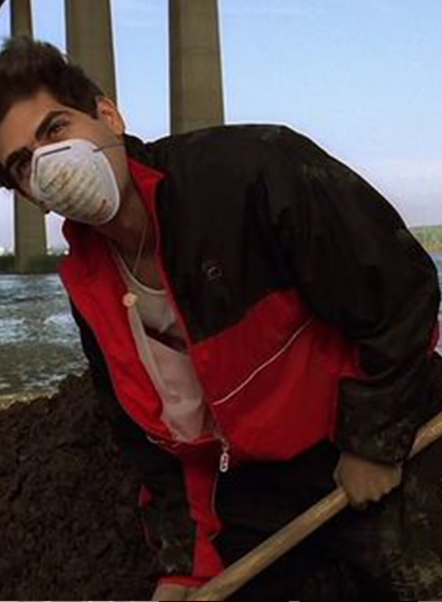 Harpoon Christopher Moltisanti Inspired Black & Red Leather Jacket - The Sopranos Style