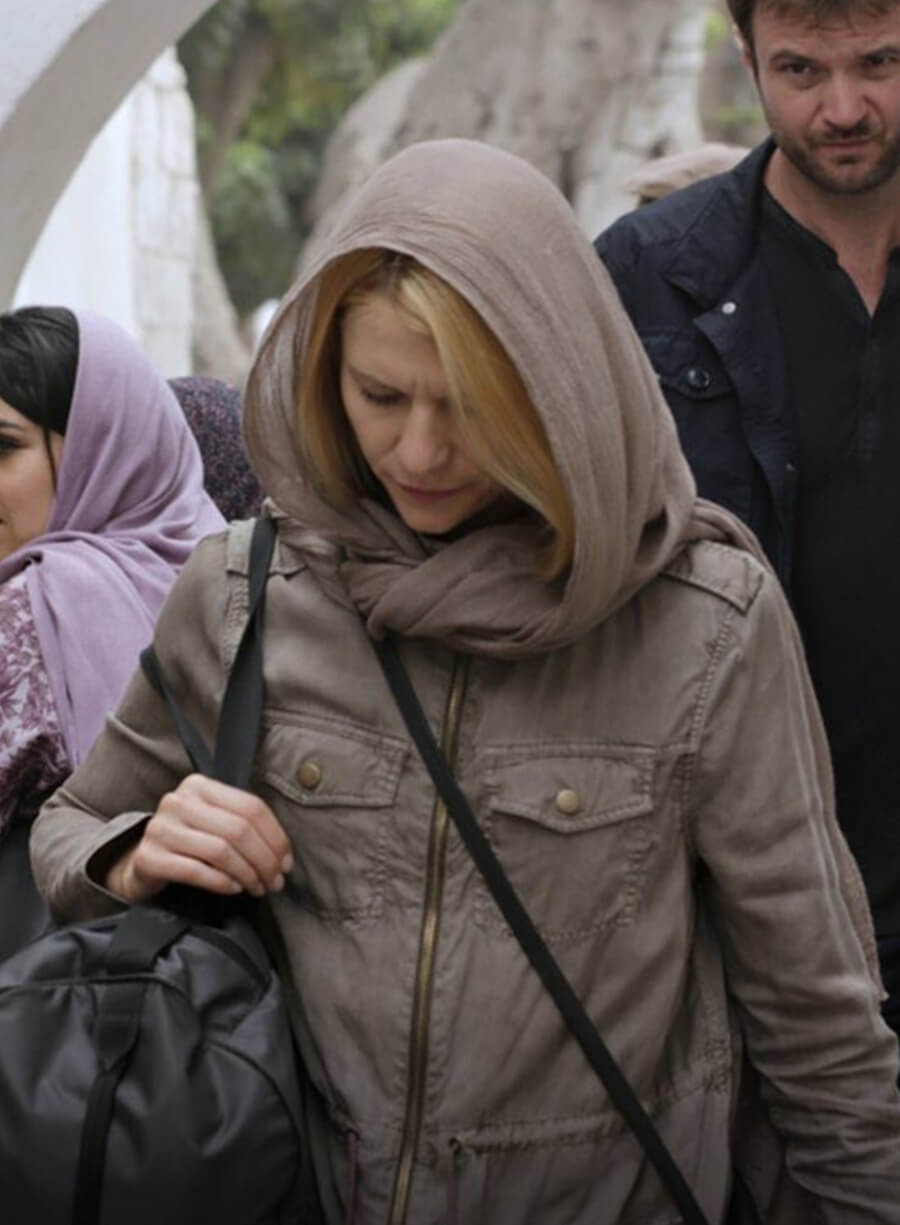 Harpoon Carrie Mathison Inspired Grey Cotton Jacket - Homeland Tv Series Style