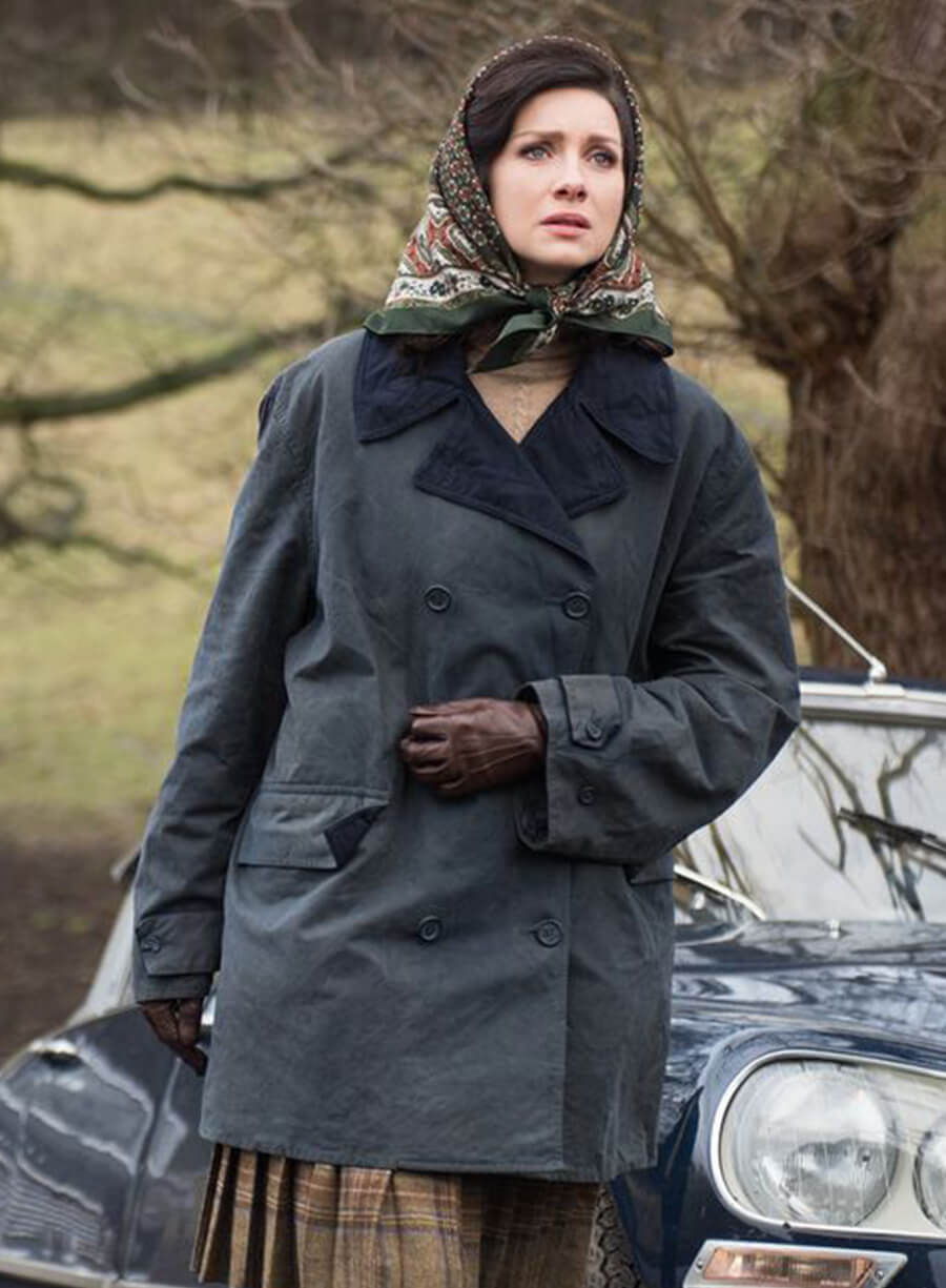 Harpoon Claire Fraser Inspired Black Coat - Outlander Style