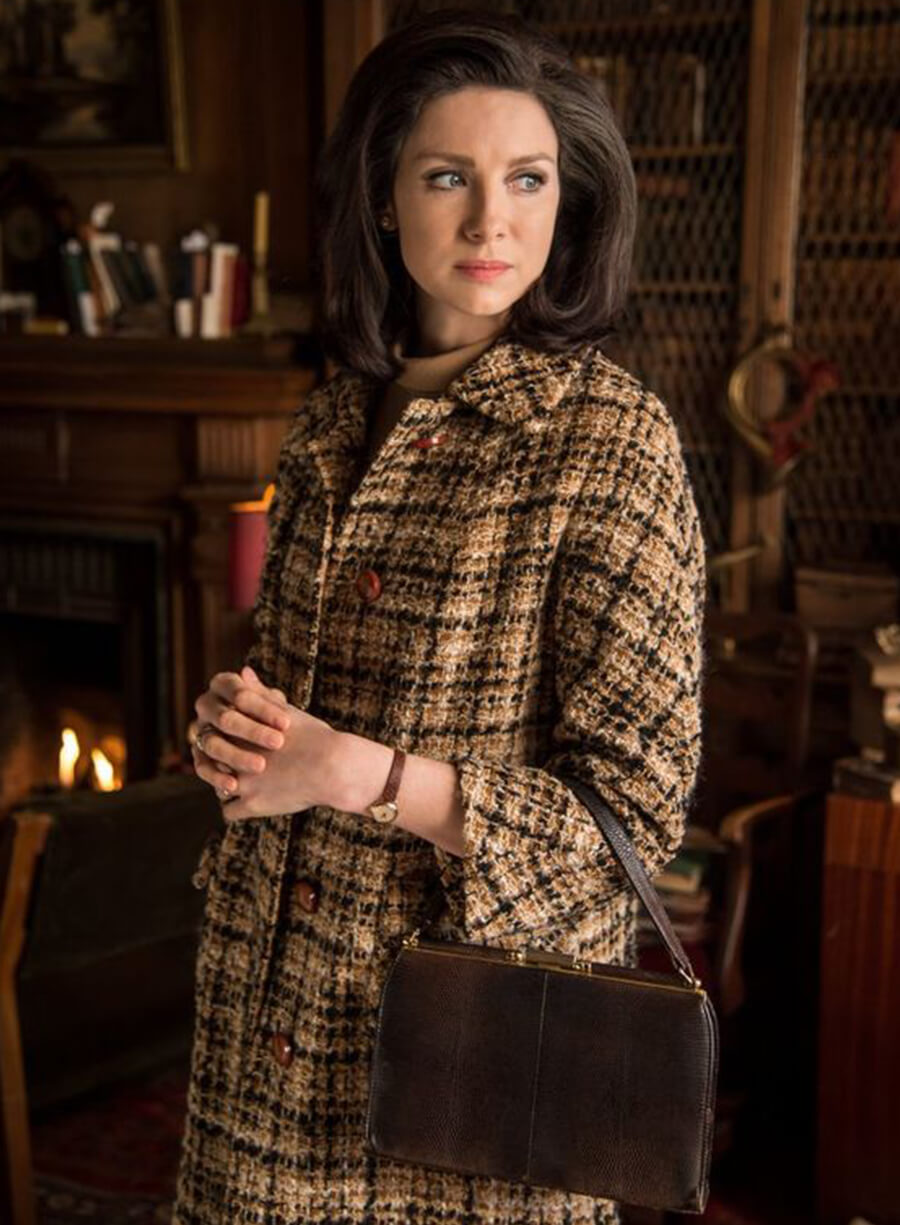 Harpoon Claire Fraser Inspired Brown Coat - Outlander Style