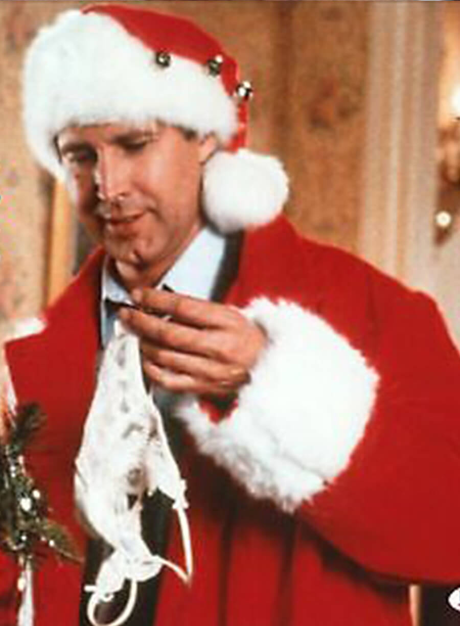 Harpoon Clark Griswold Inspired Red Wool Coat - National Lampoon's Christmas Vacation Style