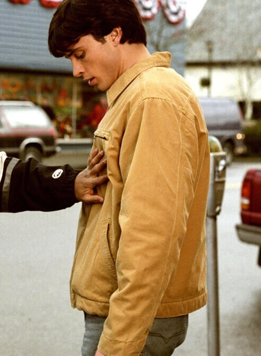 Harpoon Clark Kent Inspired Brown Cotton Fabric Cotton Jacket - Smallville Style