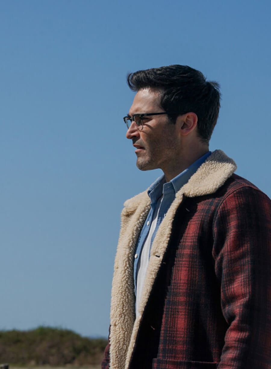 Harpoon Clark Kent Inspired Multi-Color Leather Jacket - Superman & Lois Style