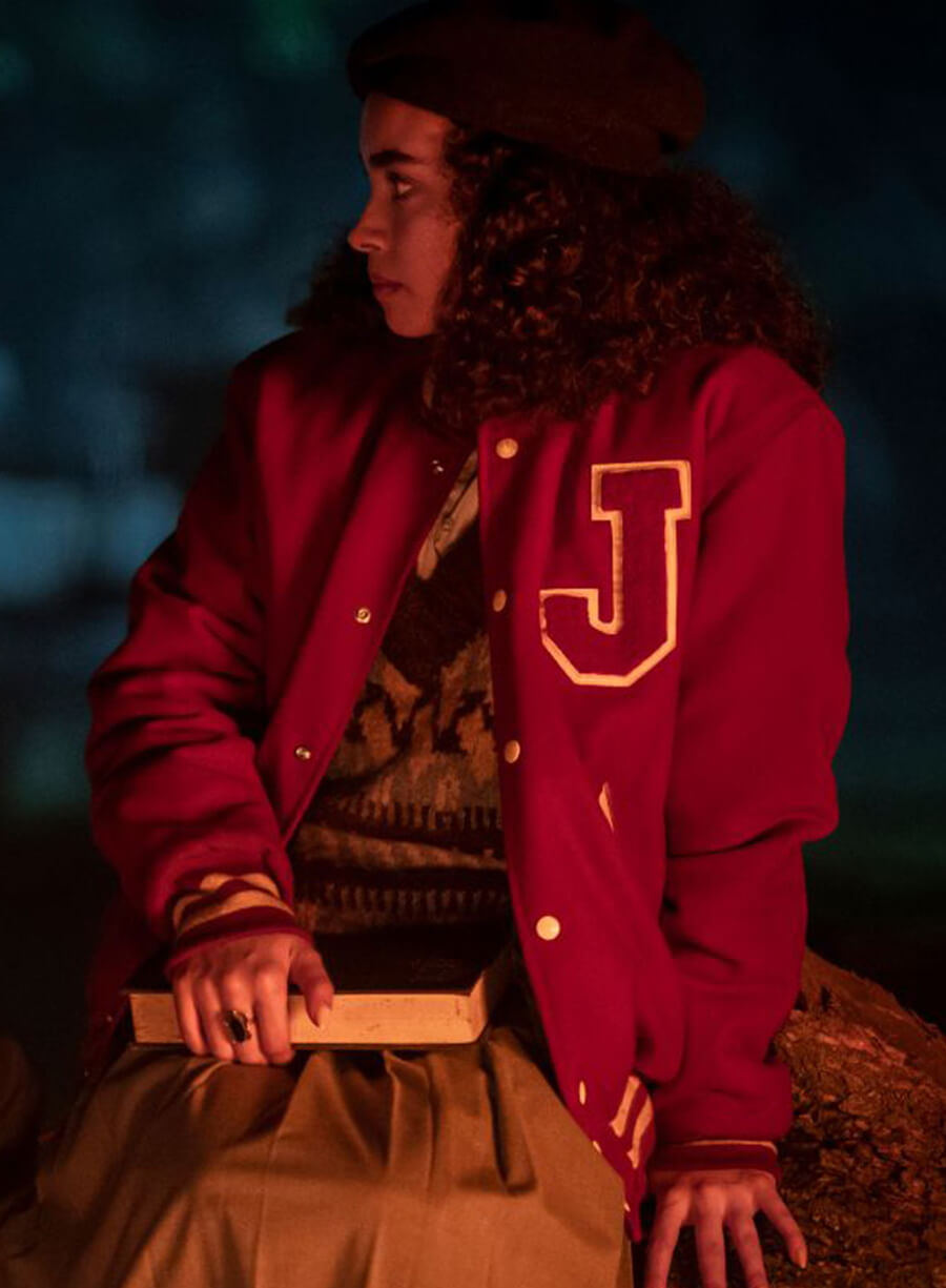Harpoon Claudia Inspired Red Varsity Jacket - Interview With The Vampire Style