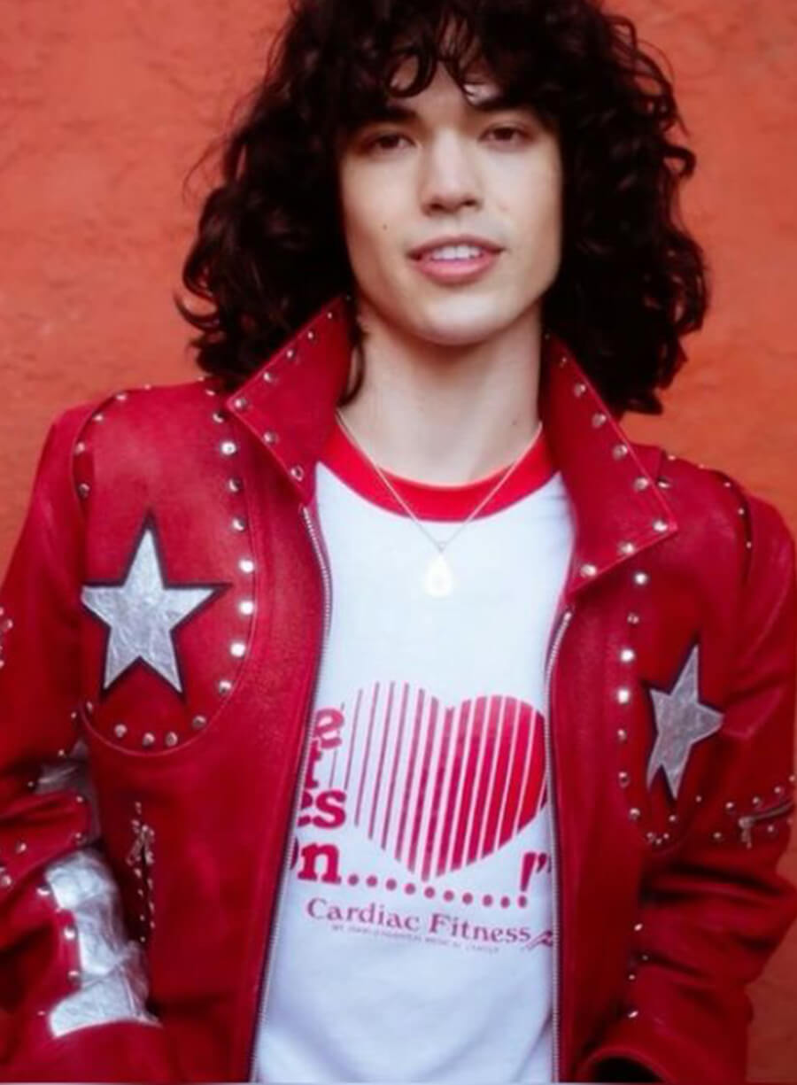 Harpoon Conan Inspired Red Leather Jacket - Conan Gray Style