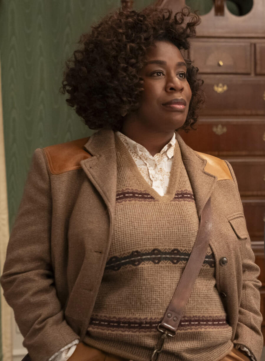Harpoon Uzo Aduba Cordelia Cupp Inspired Brown Coat - The Residence Style
