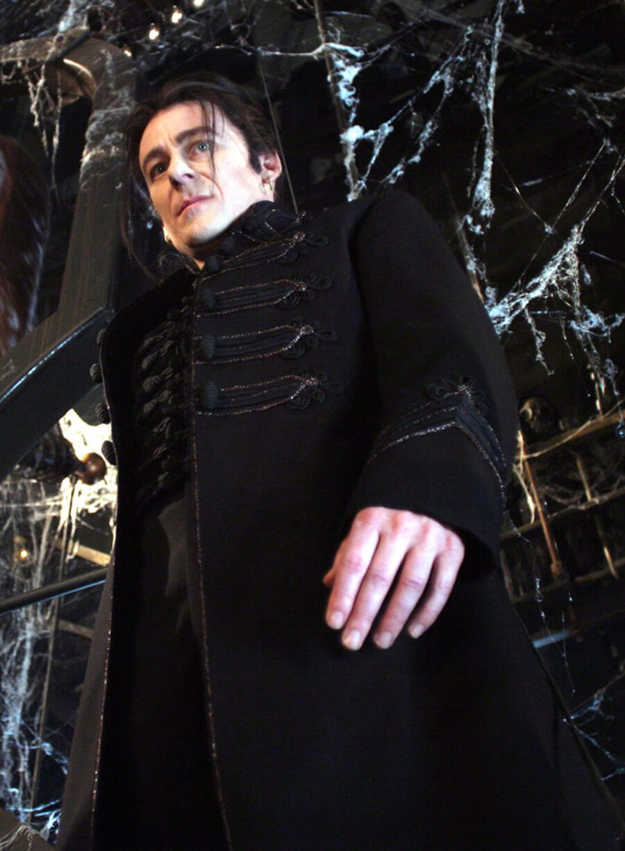 Harpoon Count Dracula Inspired Black Wool Coat - Van Helsing Style