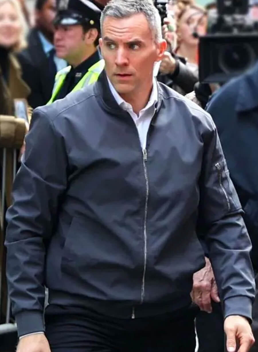 Harpoon Tom McCarthy Inspired Grey Bomber Jacket - Zero Day 2025 Style
