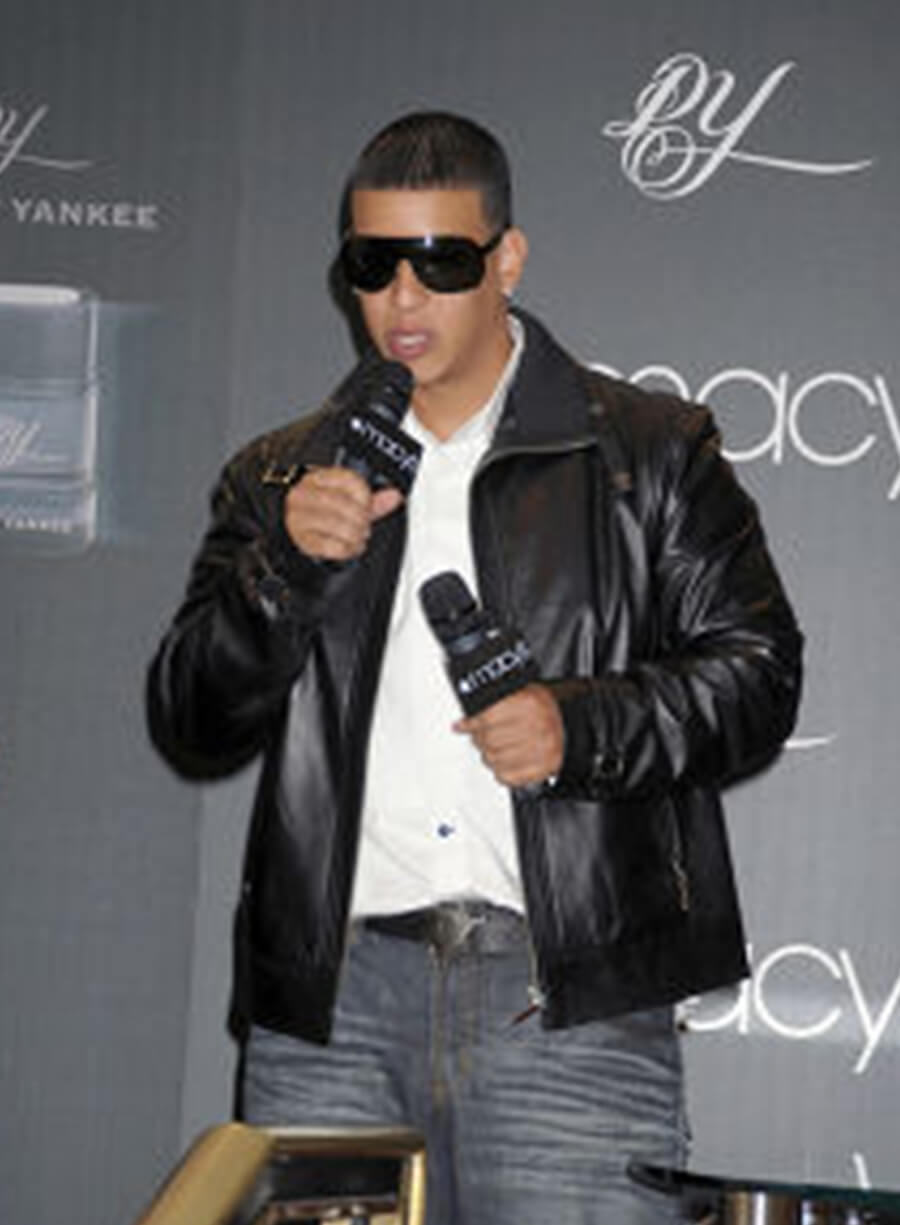 Harpoon Daddy Yankee Inspired Black Real Leather Leather Jacket