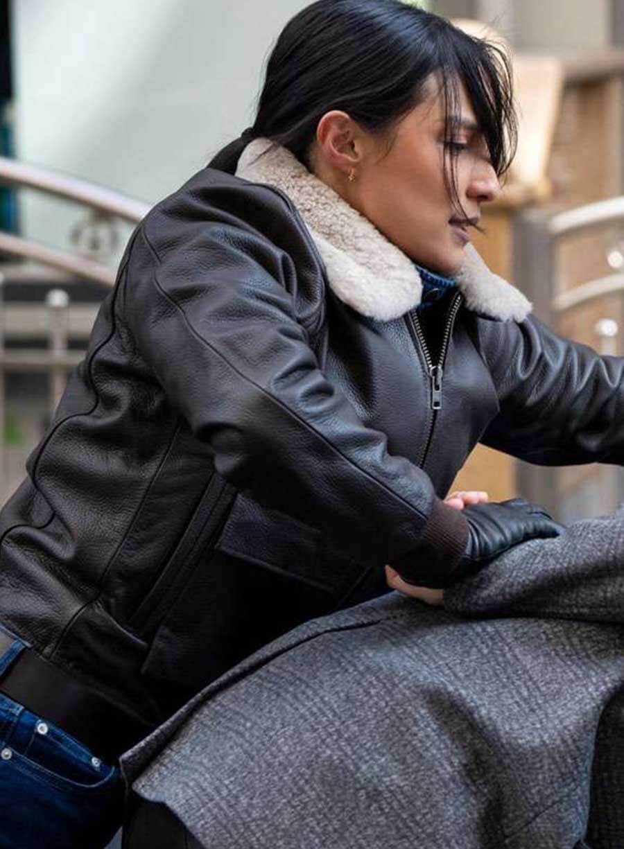 Harpoon Dani Rhodes Inspired Brown Real Leather Leather Jacket - FBI S07 Tv Series Style