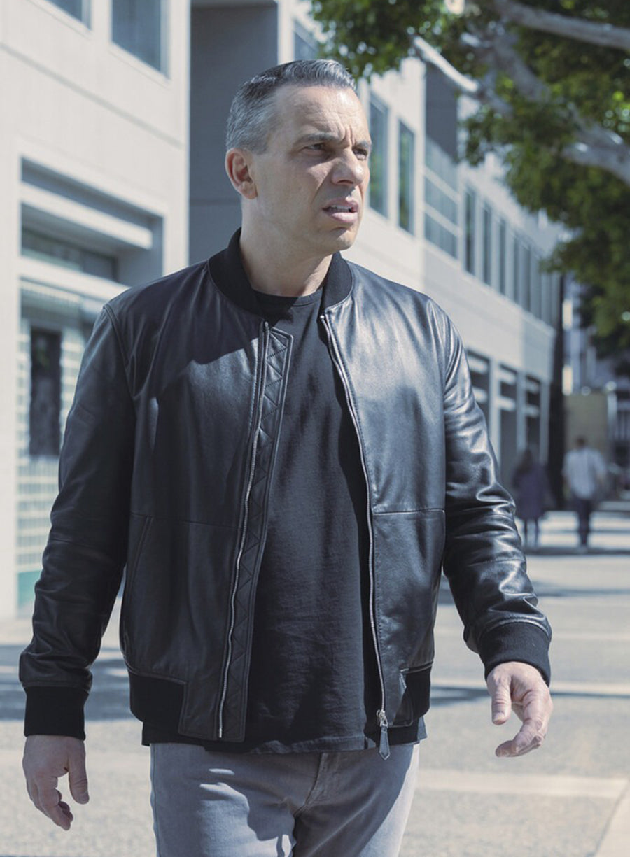 Harpoon Danny Inspired Black Bomber Jacket - Bookie Tv Series Style